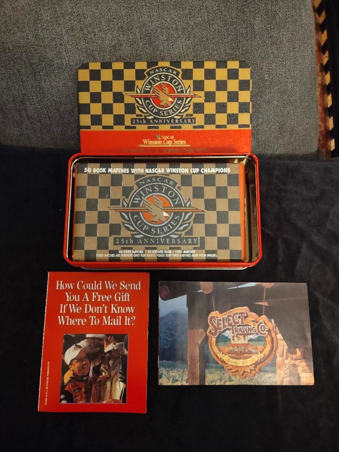 Vintage Winston Cup 25th Anniversary Matchbook Set in Collector's