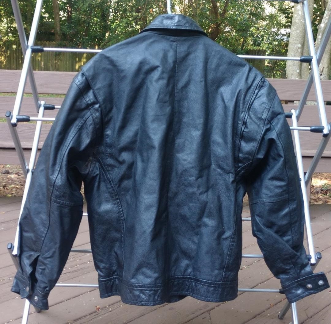 Vintage 1990's Pepsi Leather Jacket - Men's Large