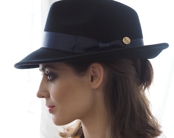 Navy City Trilby