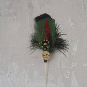 Iago Feather Hat Pin