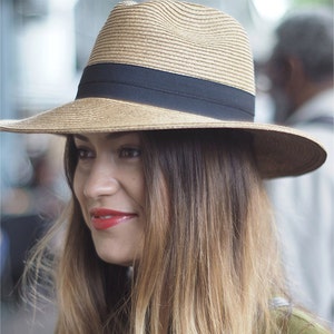 The Dakota Straw Sun Fedora Hat image 1