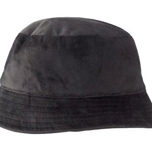 Burgundy Velvet Bucket Hat image 4