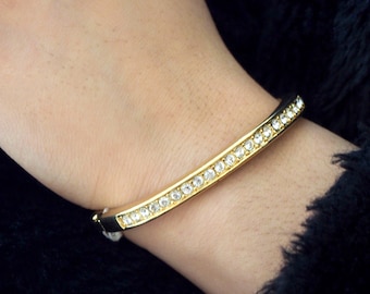 Gold Toned Bangle Bracelet