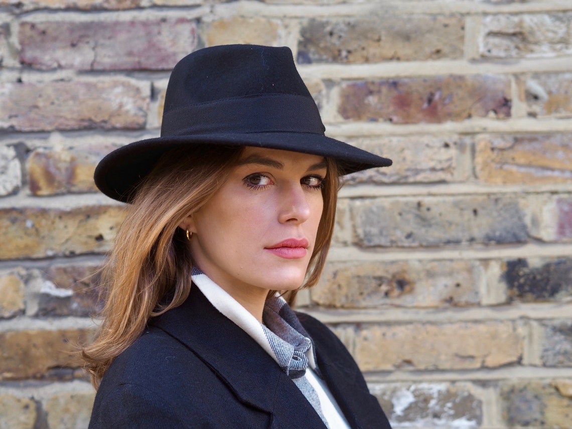 Waterproof and Crushable Black Fedora Etsy