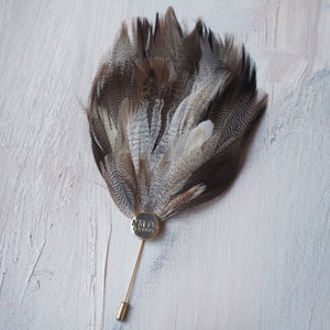 Cygnet Feather Hat Pin
