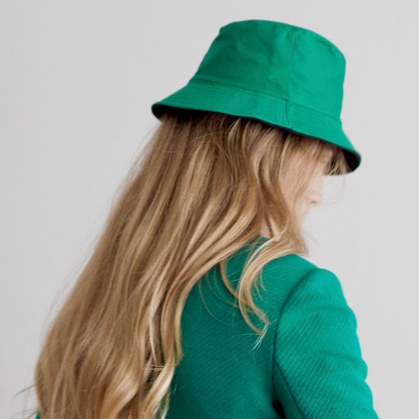 Green Bucket Hat Etsy UK