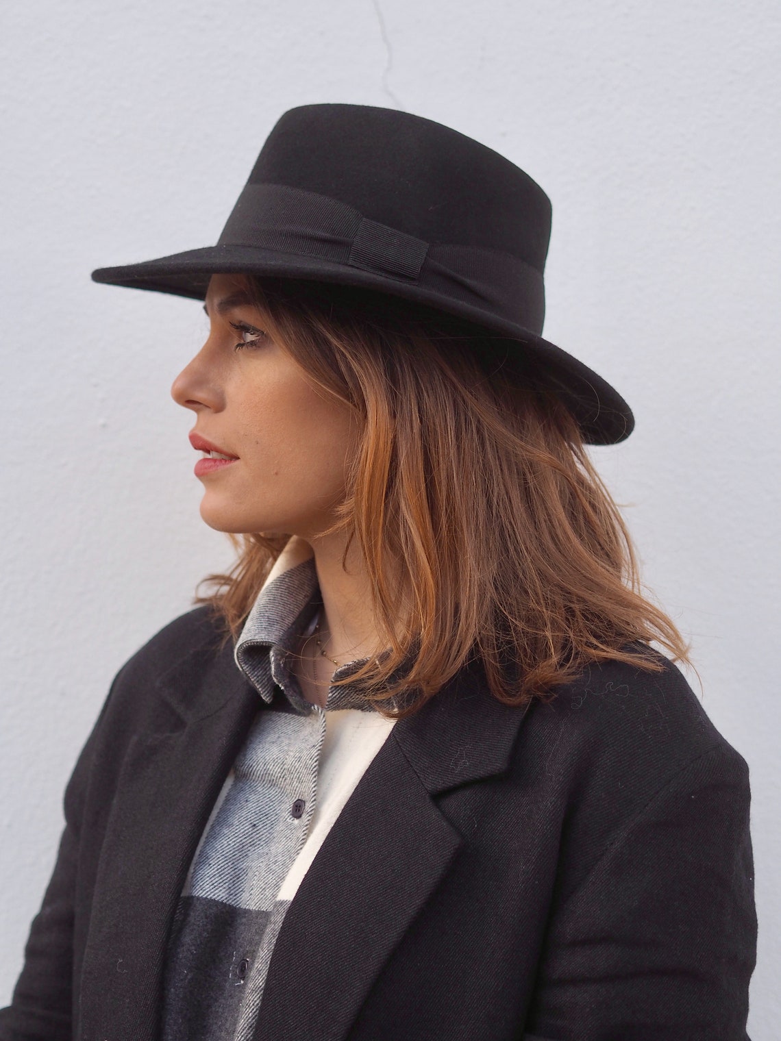 Waterproof and Crushable Black Fedora Etsy