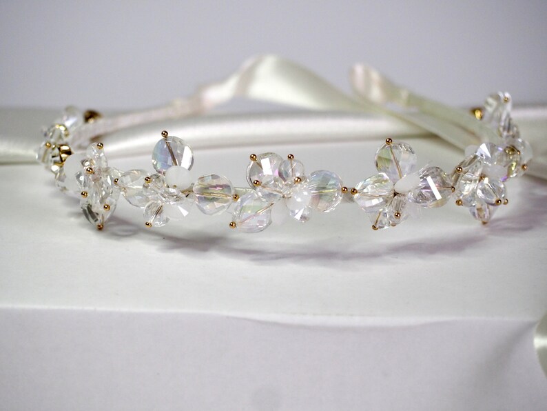 Lya, Bridal Headband image 4