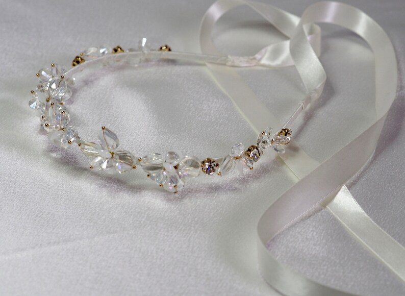 Lya, Bridal Headband image 3