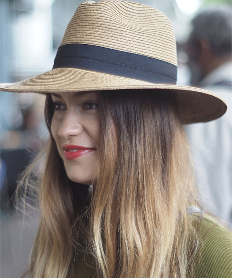 The Dakota Straw Sun Fedora Hat image 1