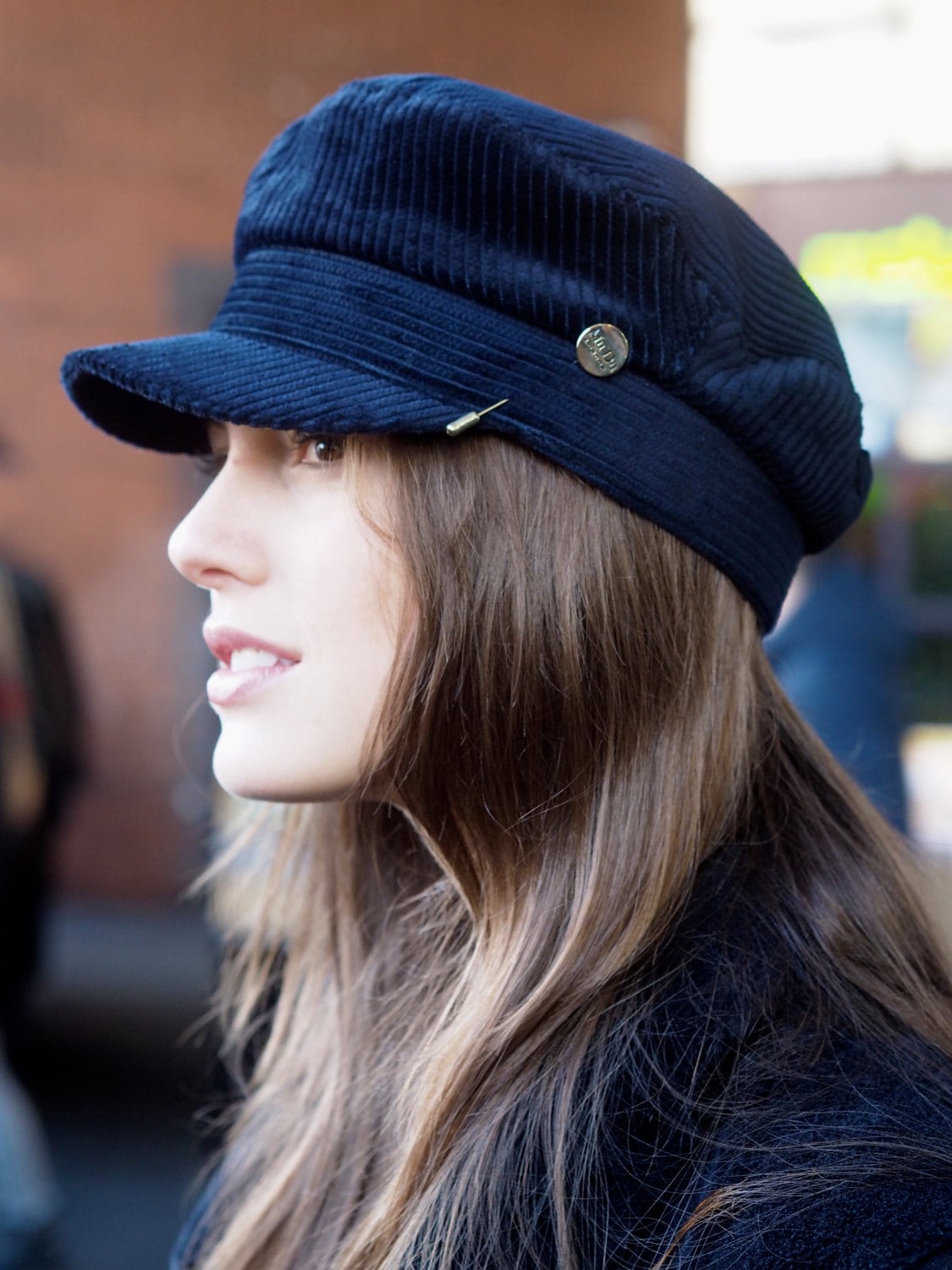 Sterkowski Liverpool Style Cap | 100% Cotone Bretone Cappello Da Pescatore Greco In Velluto A Coste Traspirante, Marrone, 60 - Foto 13