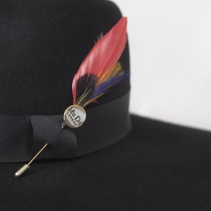 Cardinal Feather Pin