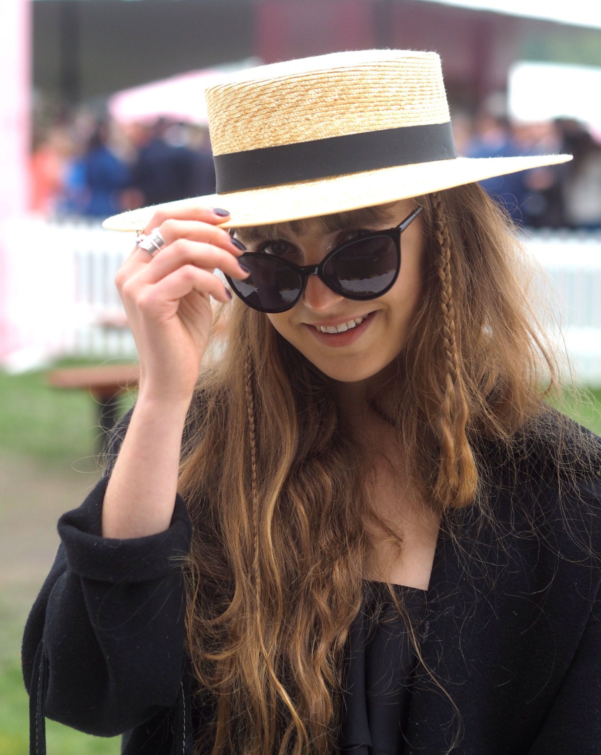 The Gibson Straw Boater Summer Hat in 