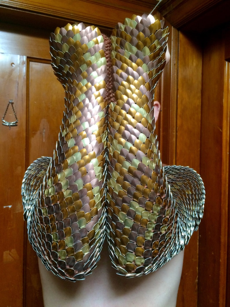 Fully Scaled Full Length Scale Mail Sleeves Etsy