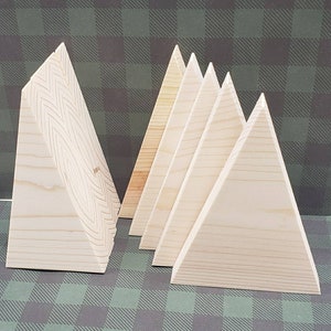 Solid wood trees, Unfinished Wood, Ready to finish, Tree Shapes, Stands alone, Five in tall, Christmas Tree, DIY Christmas Craft Project