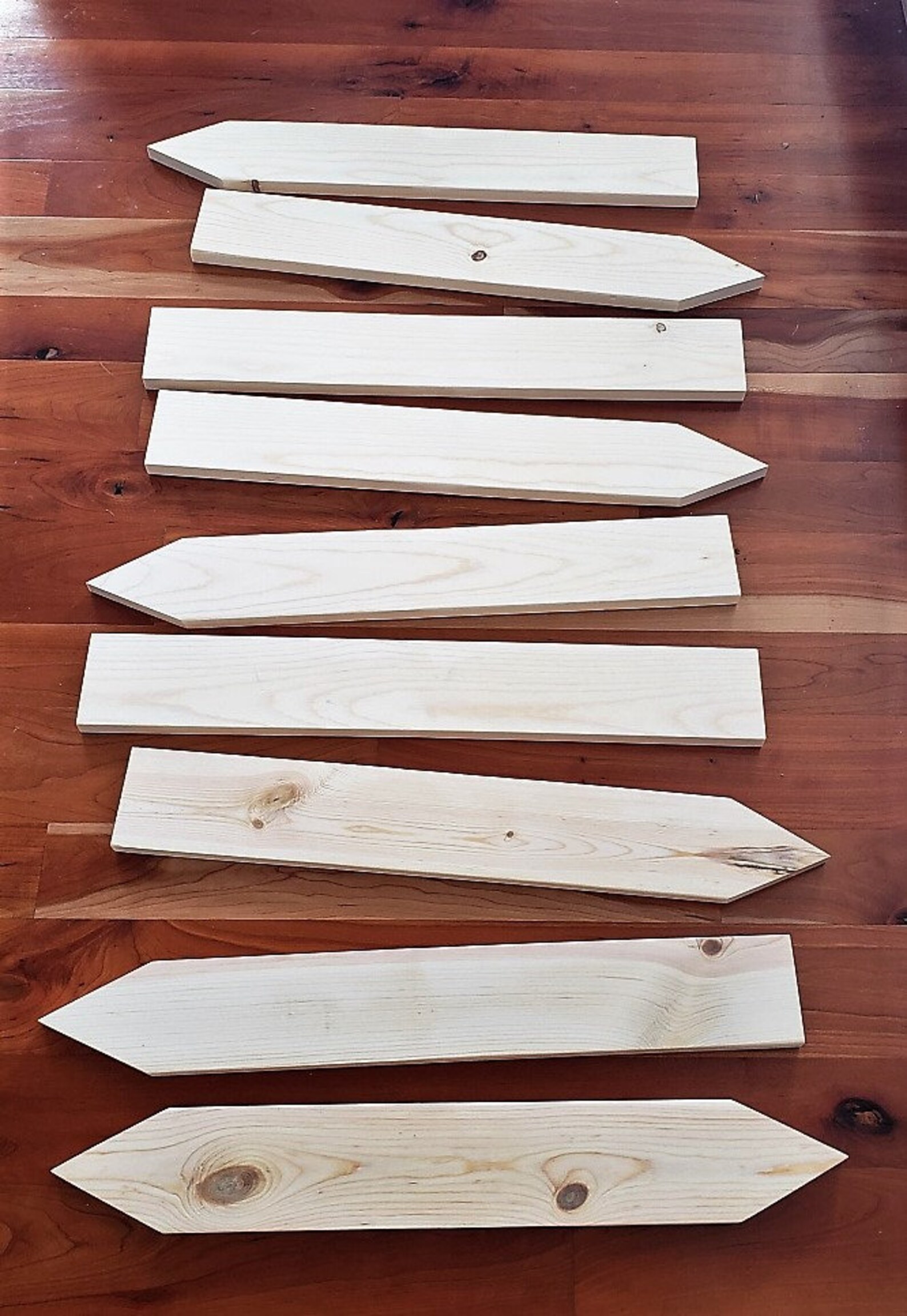 Unfinished Wood Arrows 18 OR 24 Inches Long Set of 9 Etsy