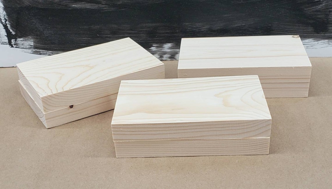 Set of Six blocks unfinished wood rectangle blocks DIY craft Etsy