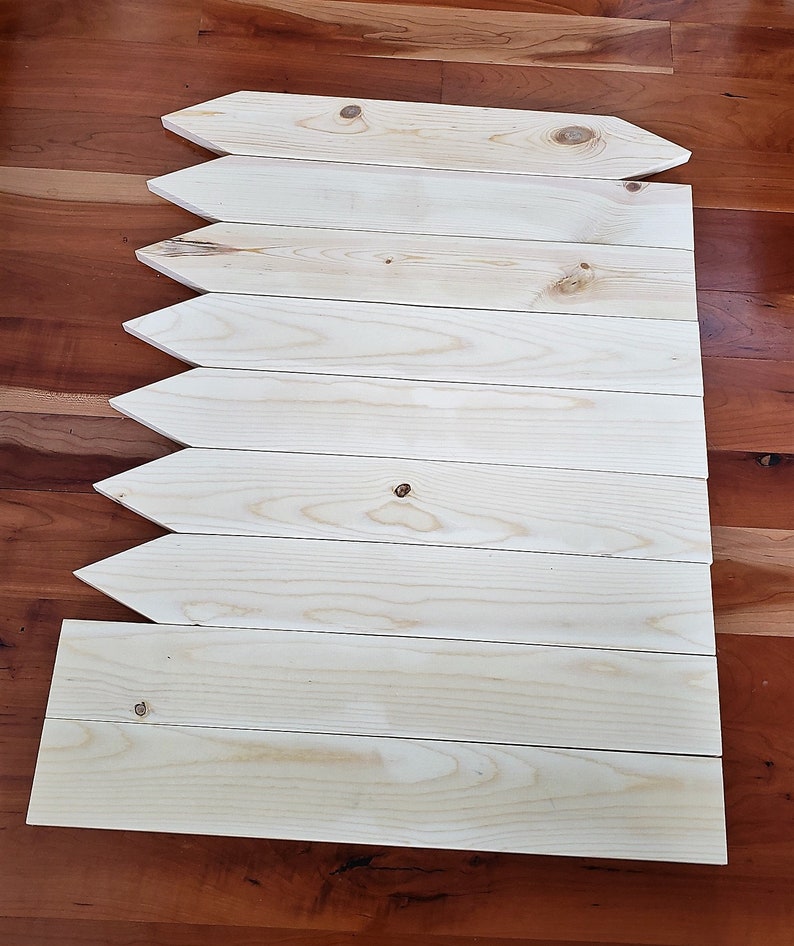 Unfinished Wood Arrows 18 OR 24 Inches Long Set of 9 DIY Etsy