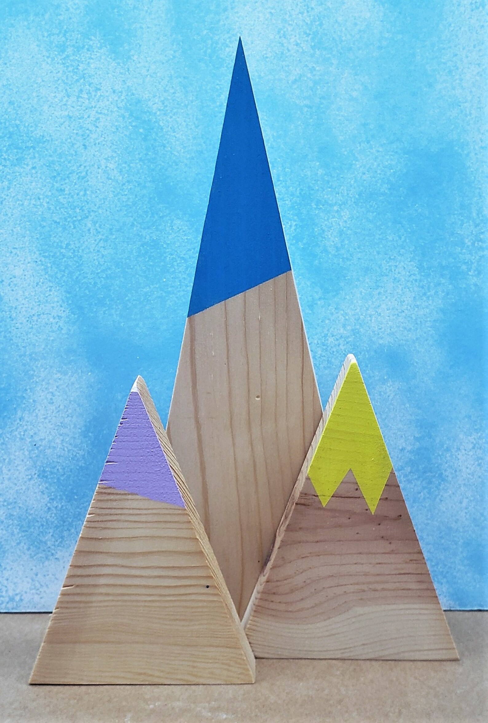 20 Solid Wood Christmas Trees Sanded Smooth DIY Woodland Etsy