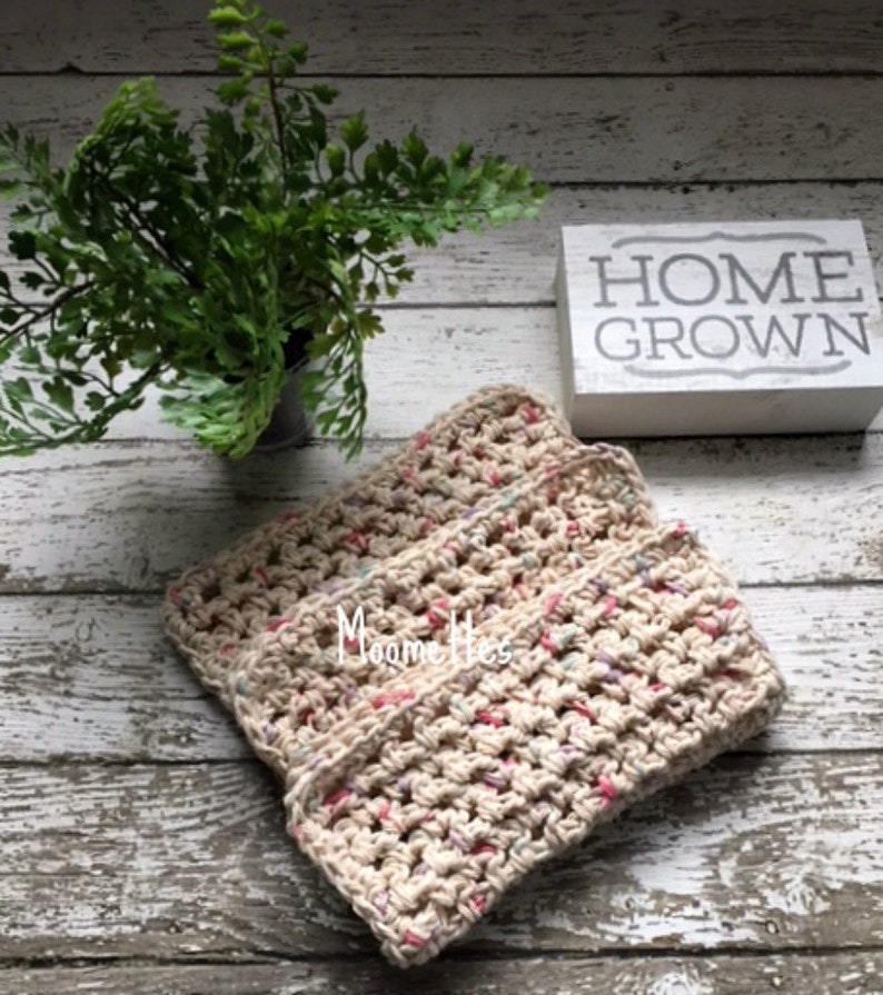 Handmade Dishcloths Organic Cotton Dish Cloths Beige Etsy