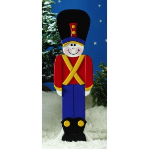 Large Wooden Soldier/Sentry Holiday Woodworking Blueprint Plan