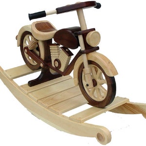 BLUEPRINT...PLAN... Classic ROCKINGMOTORCYCLE Woodworking Blueprint Plan