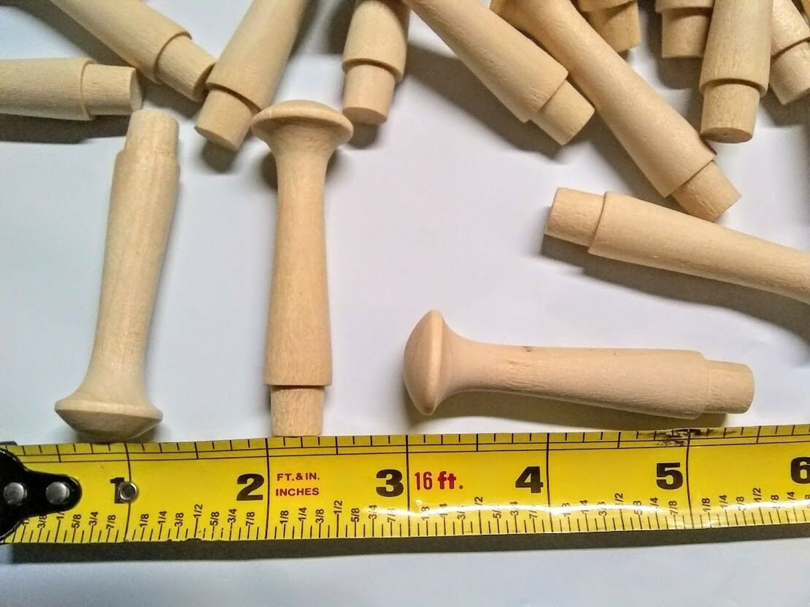 50 Pcs Wood Shaker Peg 21/2 Inch WOOD SHAKER PEG 50 Pieces Etsy