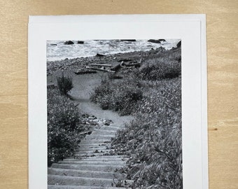 Mile Rock Stairway (Greeting Card)