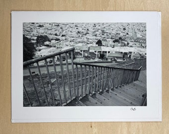 Granview Park Stairway in Golden Gate Heights (Greeting Card)