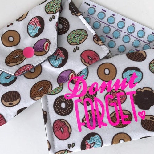 Birth Control Case / Pill Cozy Birth Control Pill Pack / ID Etsy