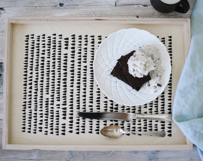 Ottoman Tray Coffe Table Tray Minimal Modern Scandinavian Etsy