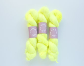 Yollo- Hand Dyed Mohair Silk Yarn