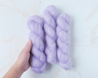 Icy Lavender- Kid Mohair Silk