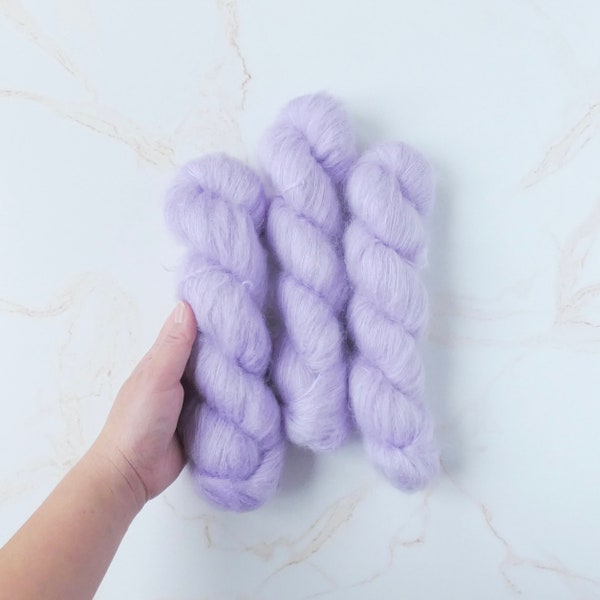 Icy Lavender- Kid Mohair Silk