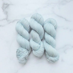Dusty Blue- Hand Dyed DK Merino Yarn