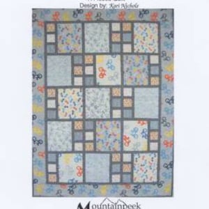 TIMES 3 Quilt Pattern - Kari Nichols - Mountainpeek Creations 360 - Fast Easy Fun Large Print Blocks Charity Throw Twin Queen King Three