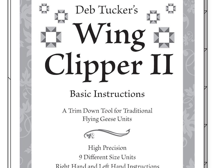 WING CLIPPER II Tool Ruler Deb Tucker Studio 180 Design DT08 Flying ...