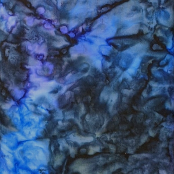 Island Batik - IB Twilight - Marvelous Multis - Watercolor Blender Dark Blue Purple Green Indigo Pink Dusk Night Cloud Stormy