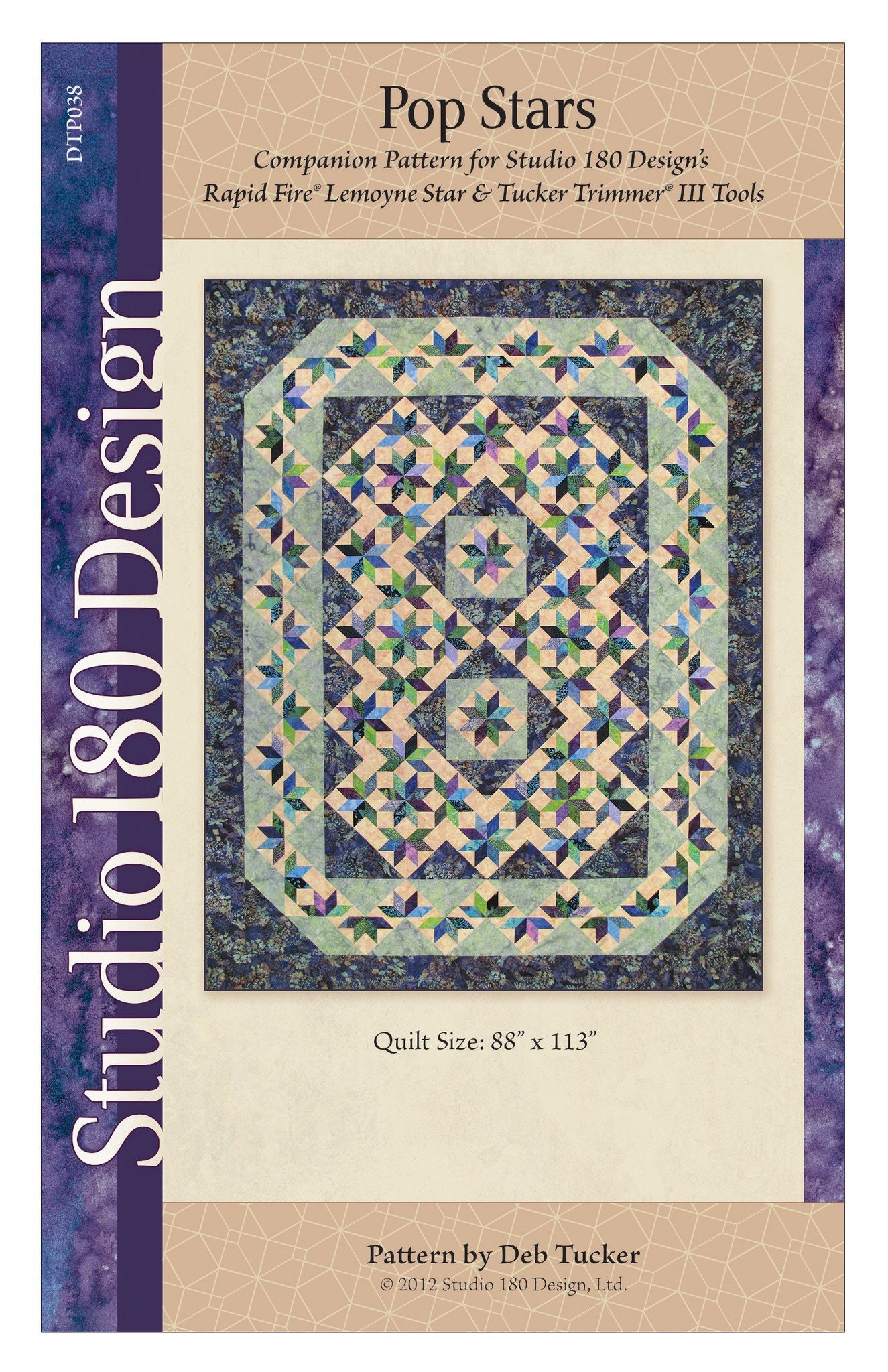 POP STARS Quilt Pattern Deb Tucker Studio 180 Design - Etsy