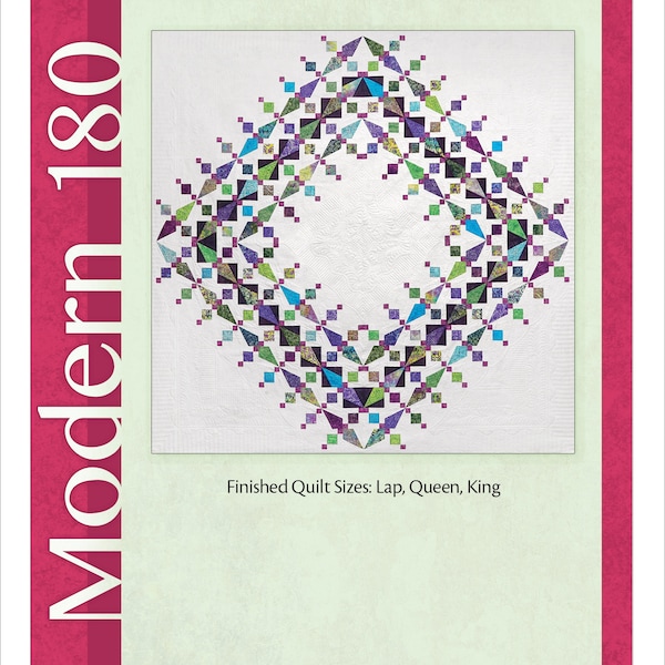 BEADED LACE Modern 180 Quilt Pattern - Sarah Furrer - Studio 180 Design - Corner Beam - Tucker Trimmer I - William's Garden - Lap Queen King
