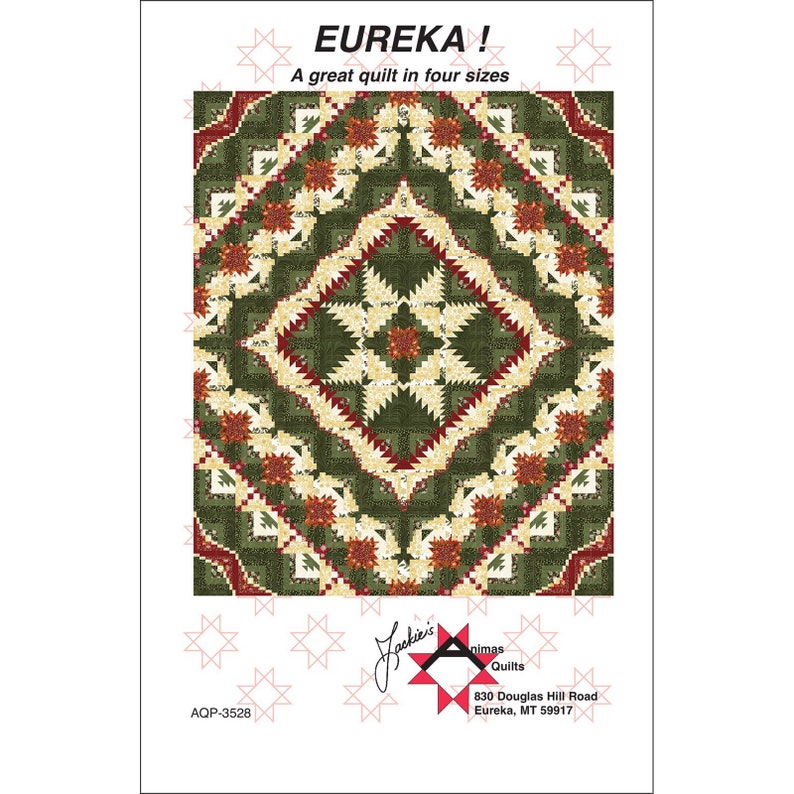 EUREKA Quilt Pattern by Jackie Robinson For Animas Quilts Etsy