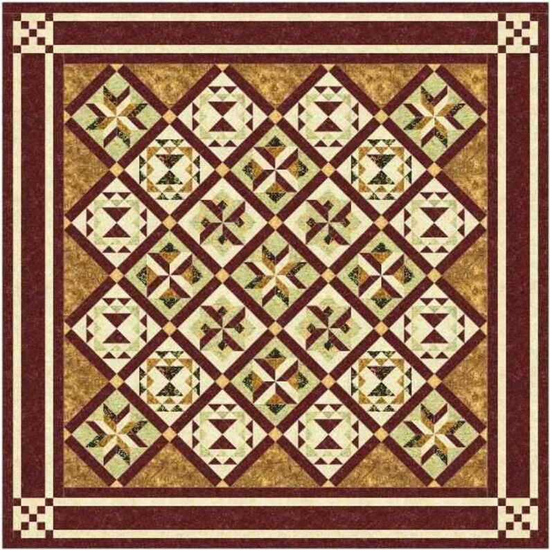 NUTMEG ISLAND Quilt Pattern by Bound to Be Quilting BTBQ130 Etsy