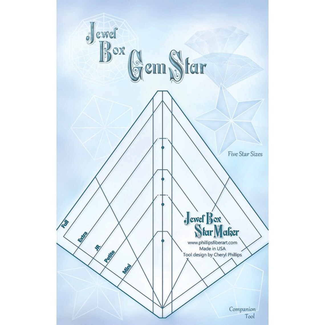JEWEL BOX GEM Star Companion Template Tool Phillips Fiber - Etsy