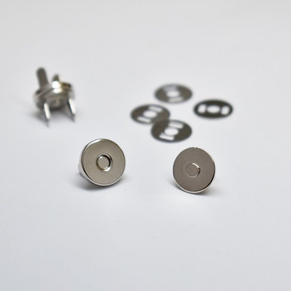 Necessary Clutch Wallet Hardware w/Magnetic Snap (Nickel) Necessary Clutch Wallet Hardware w/Magnetic Snap (Nickel)