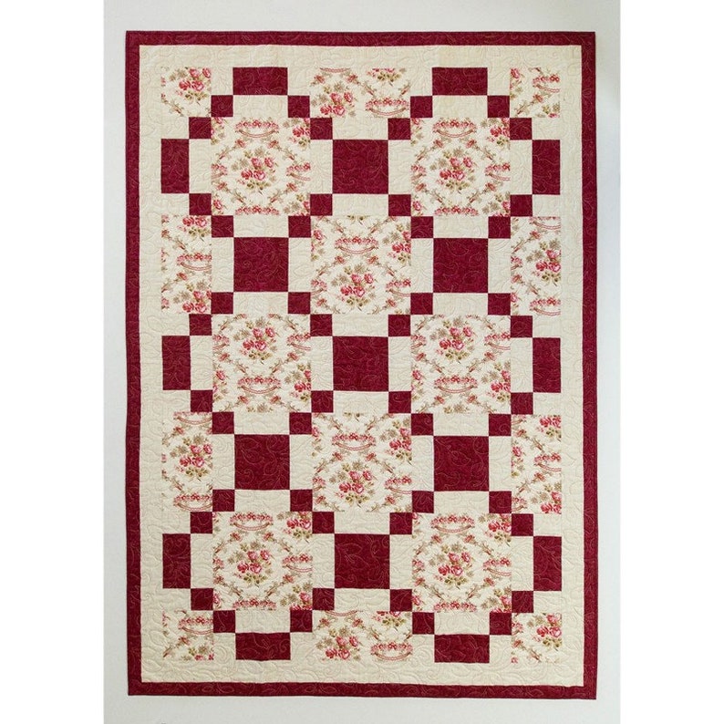 QUILTS in a JIFFY 3yard Quilts Pattern Booklet Donna Etsy