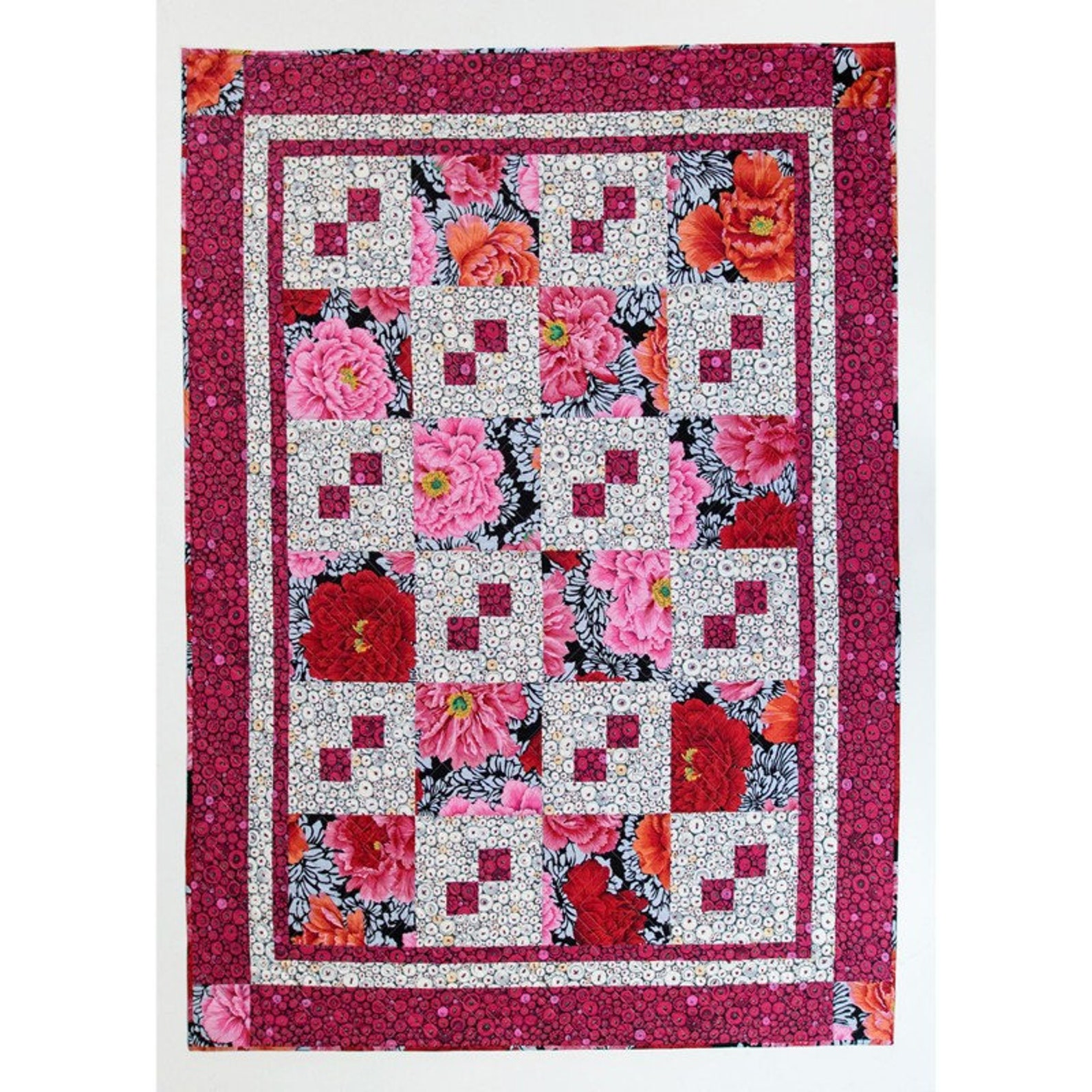 QUILTS in a JIFFY 3yard Quilts Pattern Booklet Donna Etsy