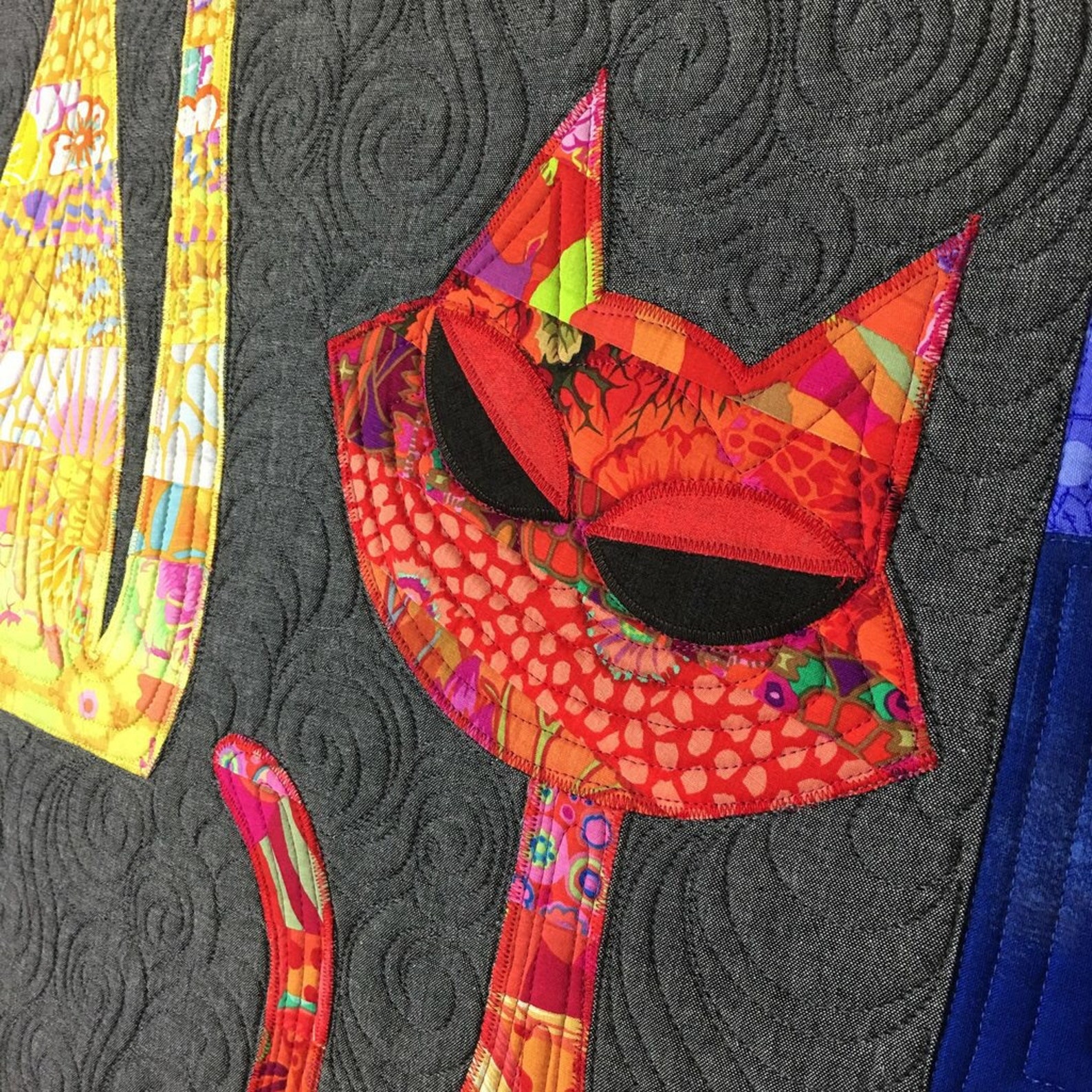 MOD CAT Quilt Pattern Colourwerx Colorful Contemporary Etsy