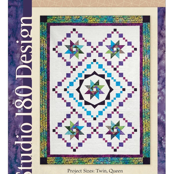 MAGIC CARPET Quilt Pattern - Deb Tucker - Studio 180 Design - Tucker Trimmer - Wing Clipper - Split Rects - Four Patch - William's Garden