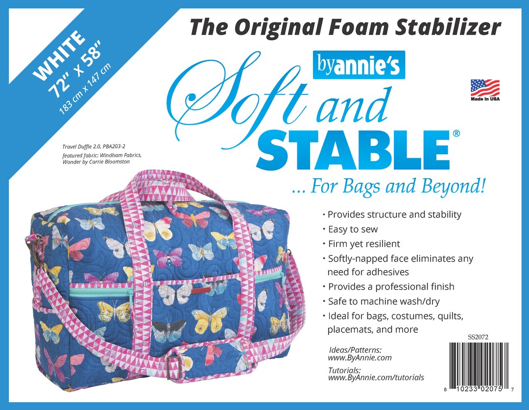 SOFT AND STABLE 72 X 58 White Foam Stabilizer Bags Boxes