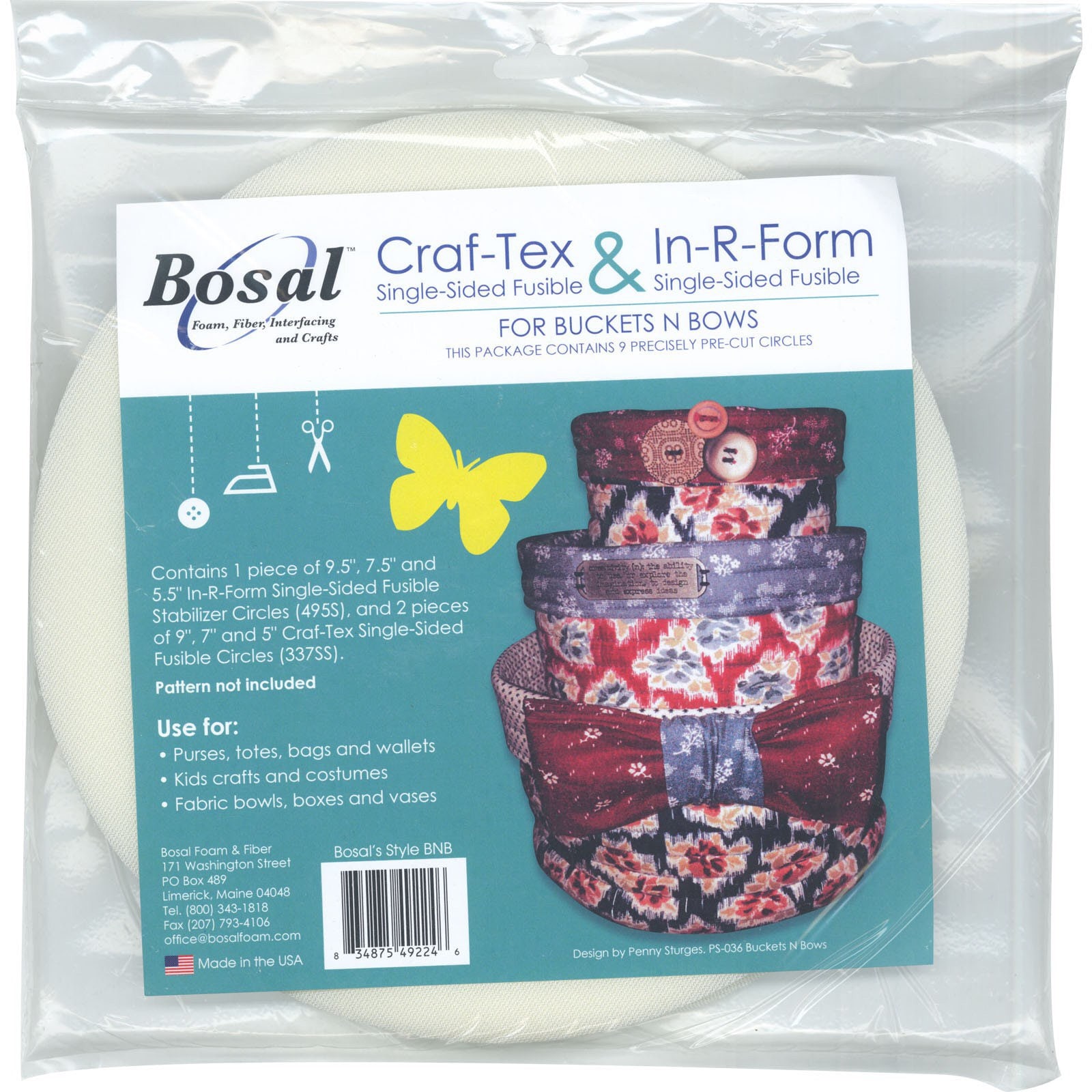 BUCKETS & BOWS Bosal Crafttex Inrform Single Sided Fusible Etsy